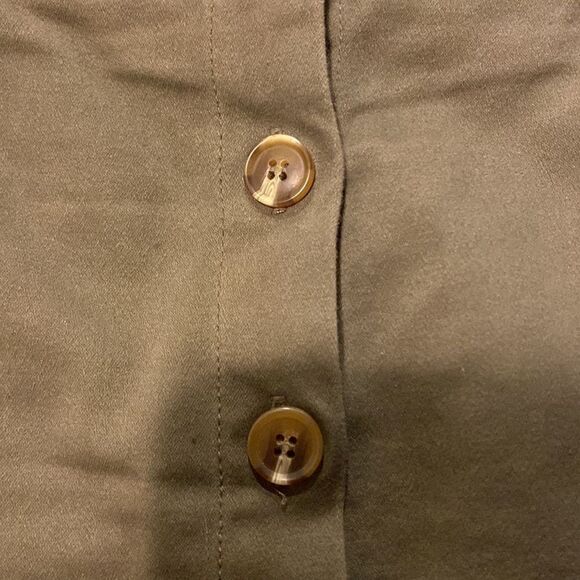 Forever 21 Button Green Skirt - Picture 4 of 4